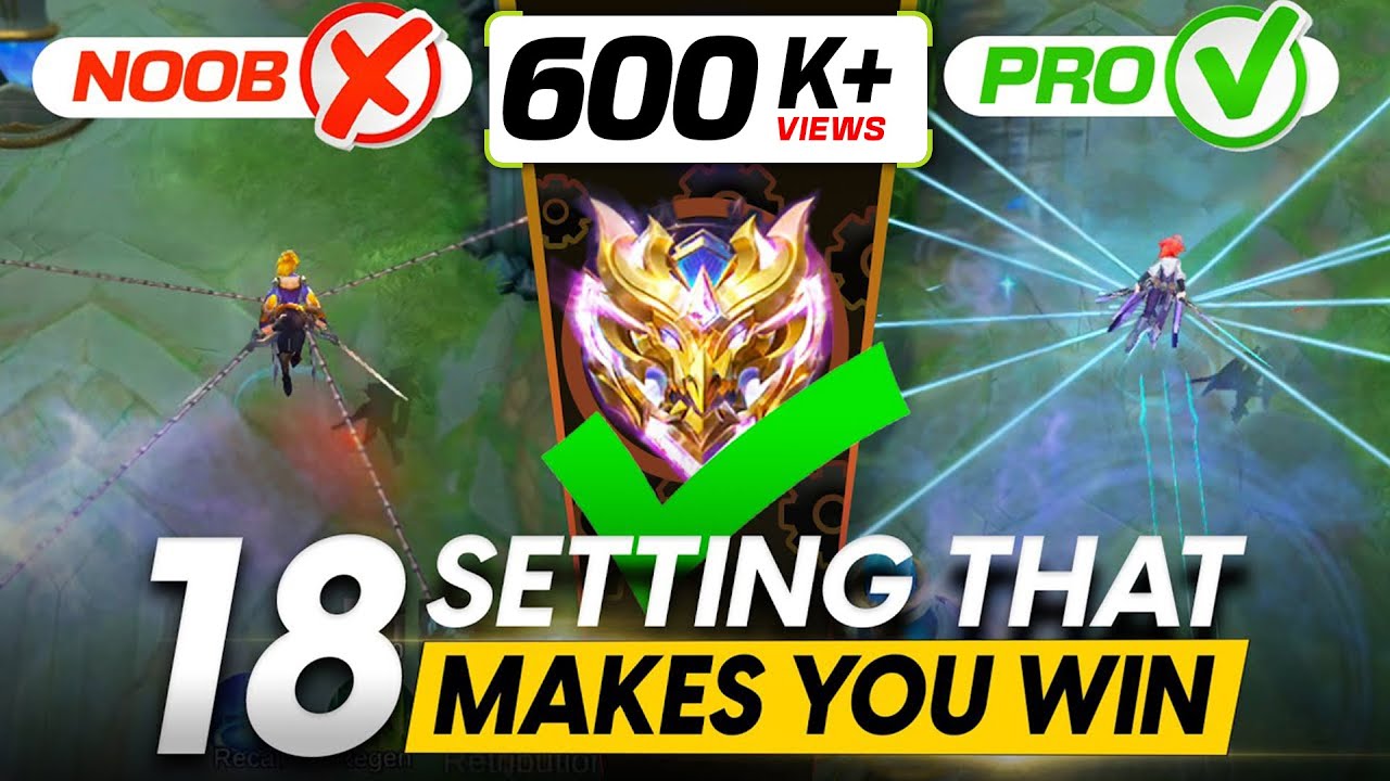 18 PRO PLAYER SETTINGS THAT WILL INSTANTLY MAKE YOU WIN EVERY GAME