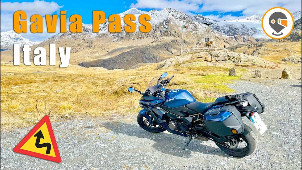 SUZUKI GSX-S 1000 GT - GAVIA PASS - ITALY - ON BOARD - ENGINE SOUND - Slow cruising