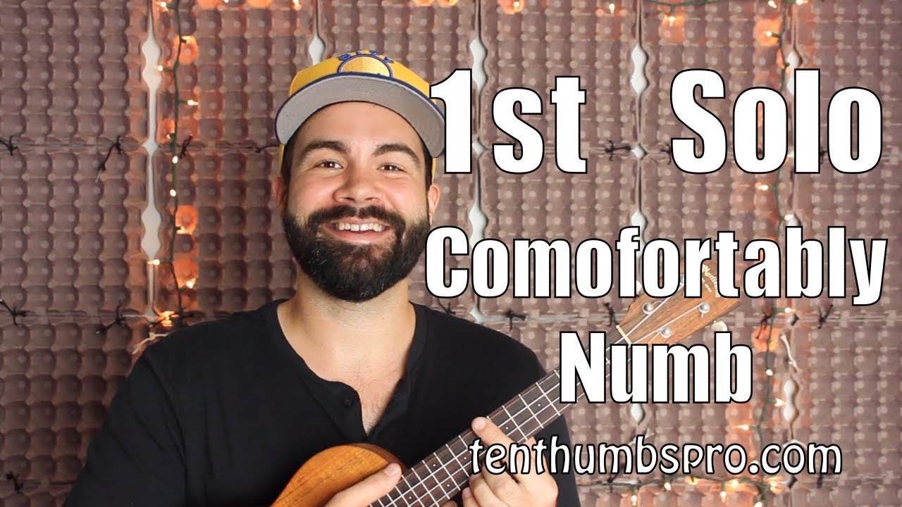 Pink Floyd - Comfortably Numb - 1st Solo - Ukulele Tutorial