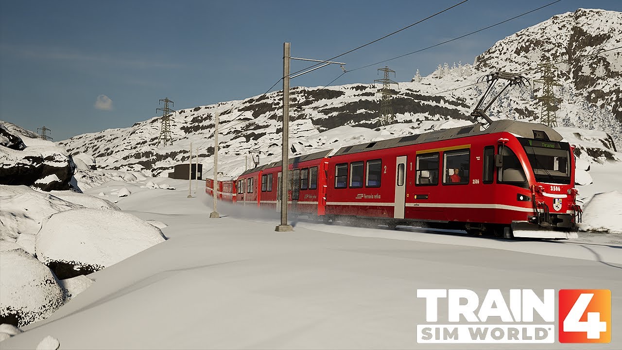 TRAIN SIM WORLD 4 // BERNINA EXPRESS TO TIRANO