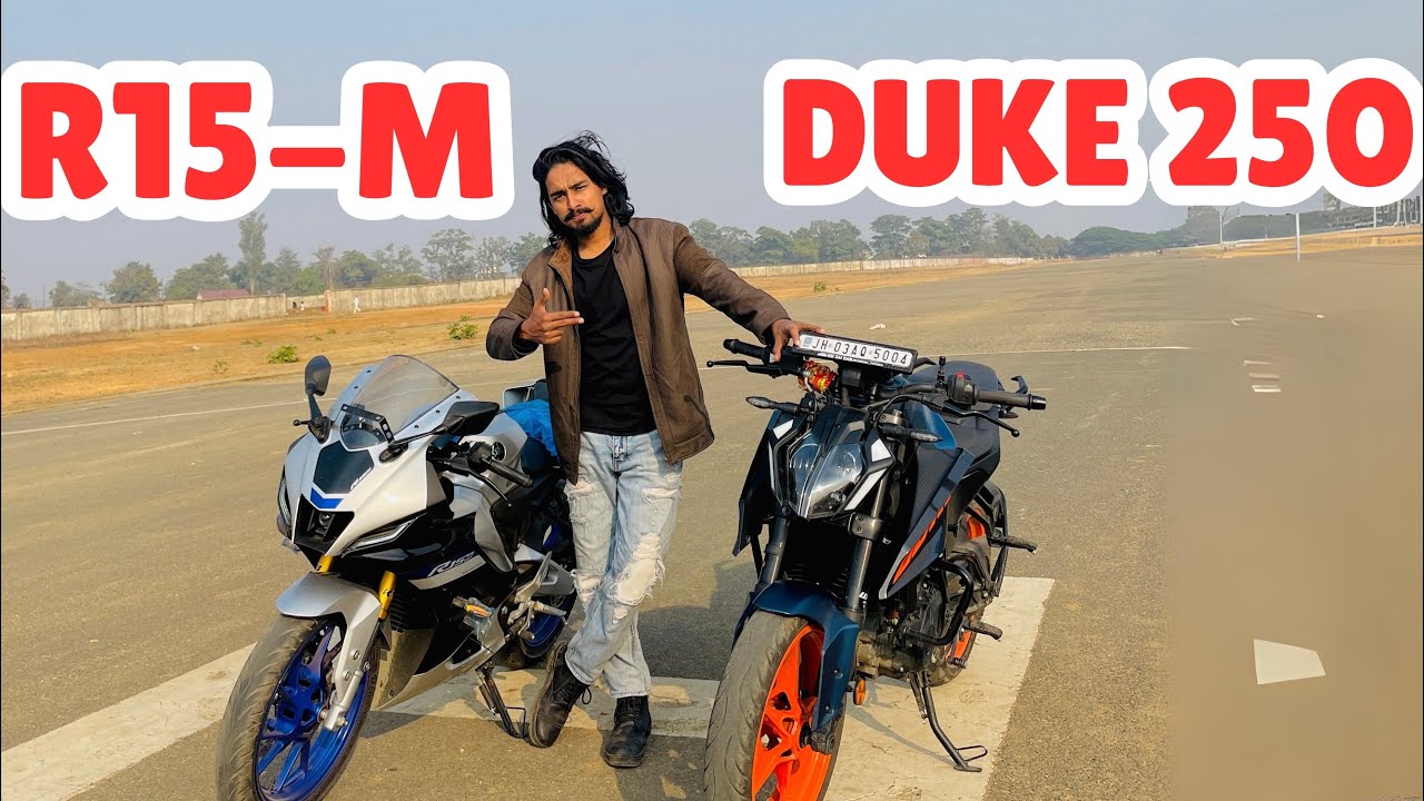 R15M vs duke 250 🔥 full comparison video || best bikes under 2.5 lakhs segment | #ktm #duke250 #r15