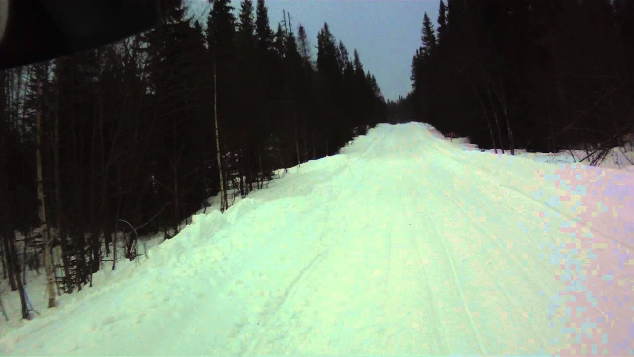 Stöten till Sälen på snöskoter