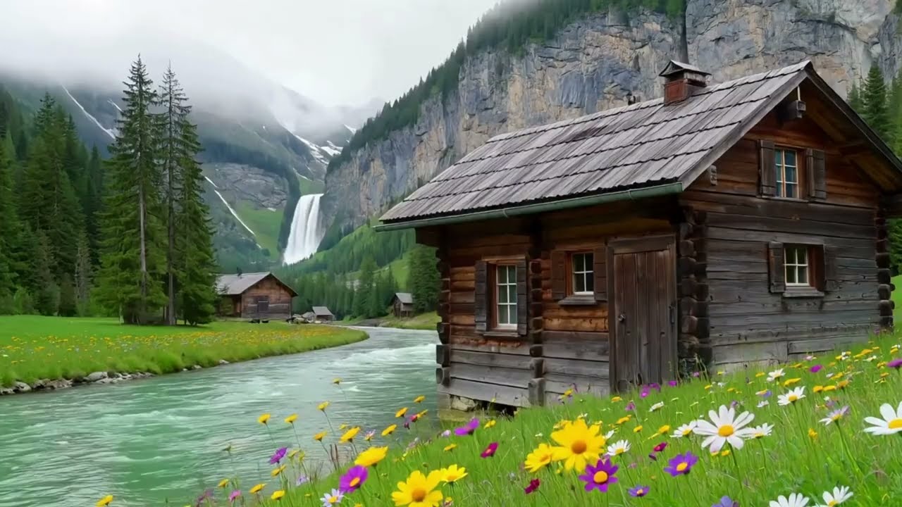 Calm Music for Sleep | River Flow and Gentle Keys