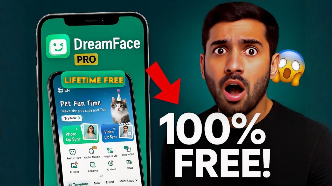 DreamFace Pro 100% FREE Lifetime || 100% Working Guide!