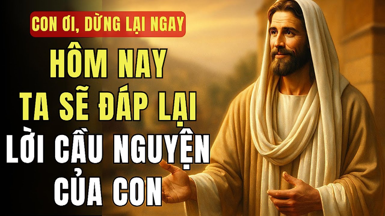🔴 HÔM NAY, TA SẼ ĐÁP LẠI LỜI CẦU NGUYỆN CỦA CON – ĐỪNG RÒI ĐI! | THÔNG ĐIỆP TỪ CHÚA