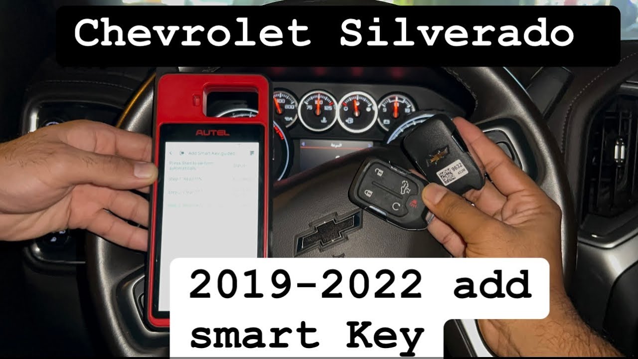 Autel km100 2019-2022: как запрограммировать смарт-ключ для Chevrolet Silverado