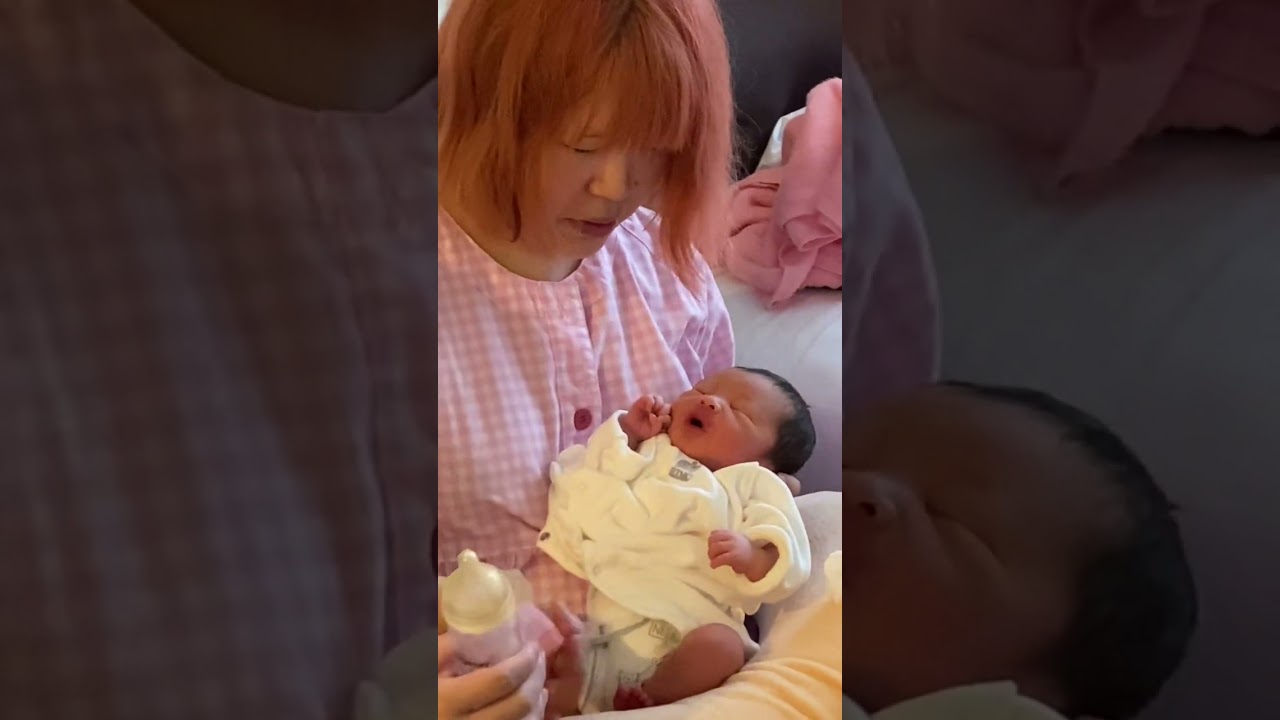 生後2日目！新米ママの🍼
