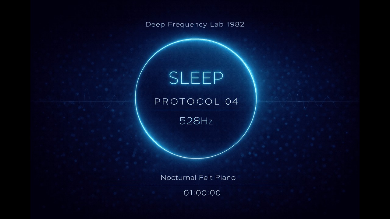 528Hz Cosmic Felt Piano – Infinite Stillness | Deep Sleep & Healing Meditation Music (1 Hour)