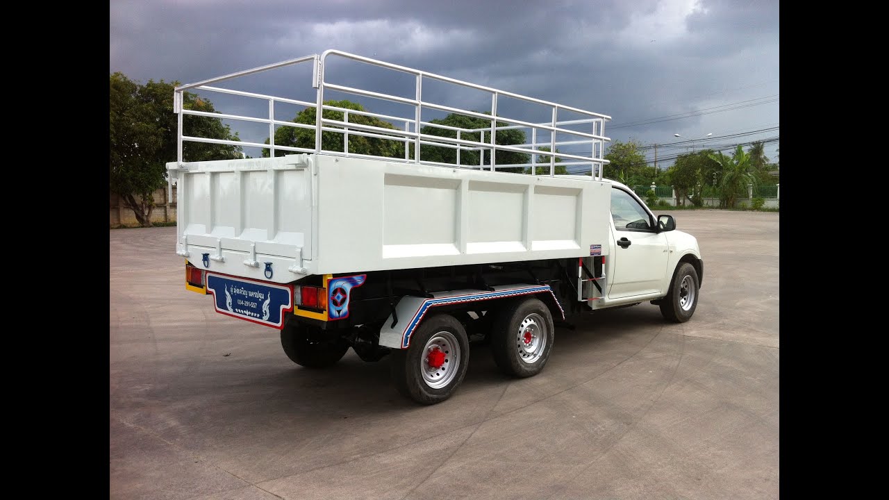 ISUZU D-MAX 6x2 Project.Cr.ช่างป๋าเสริฐ (รวมคลิป การสร้างและทดสอบชุดเพลากระบะ6ล้อ)