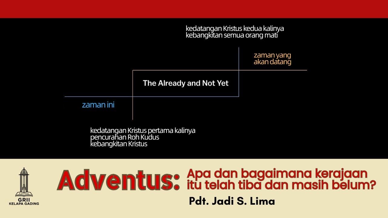 Adventus - Pdt. Jadi S. Lima | GRII KG