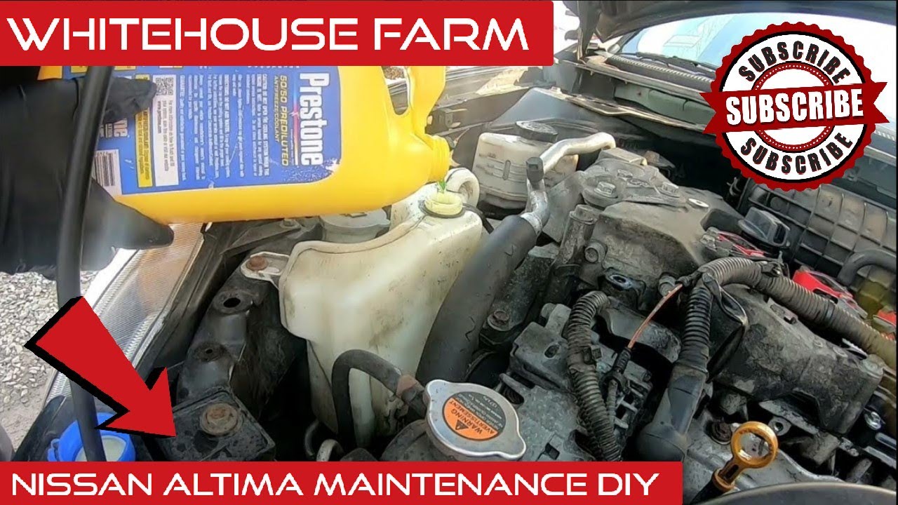 Nissan Altima Maintenance DIY!