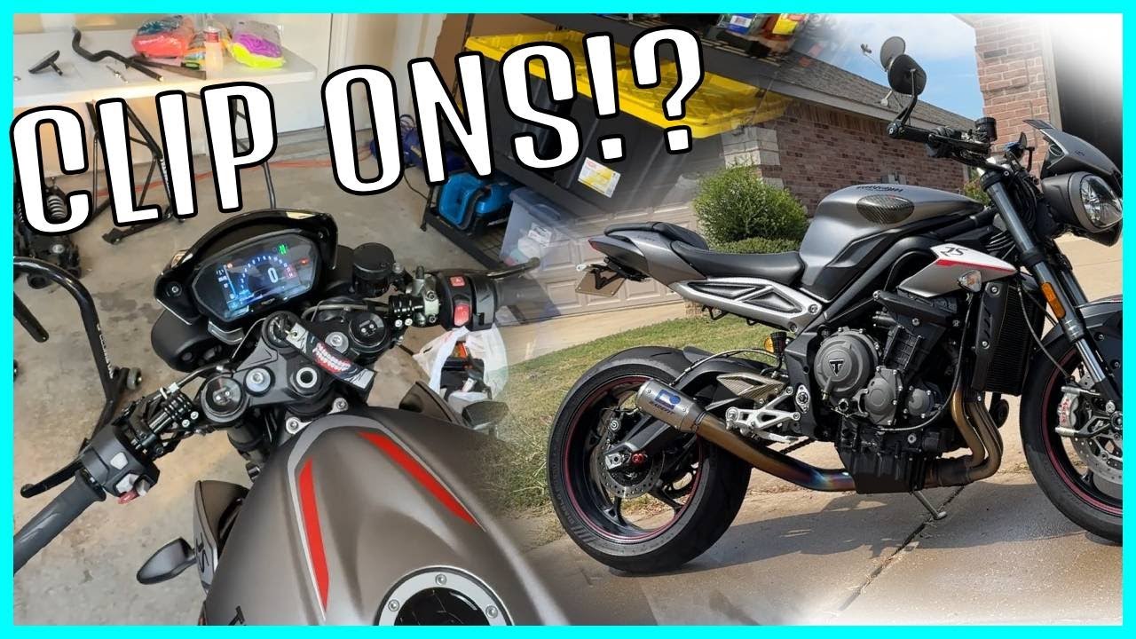 Triumph Street Triple with clip-ons??
