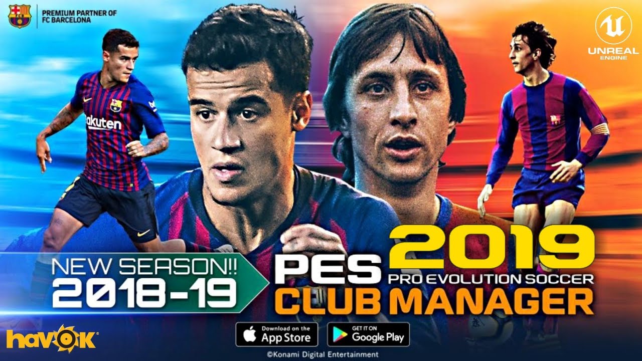 PES 2019 Club Manager Android 400 MB Compressed Best Graphics