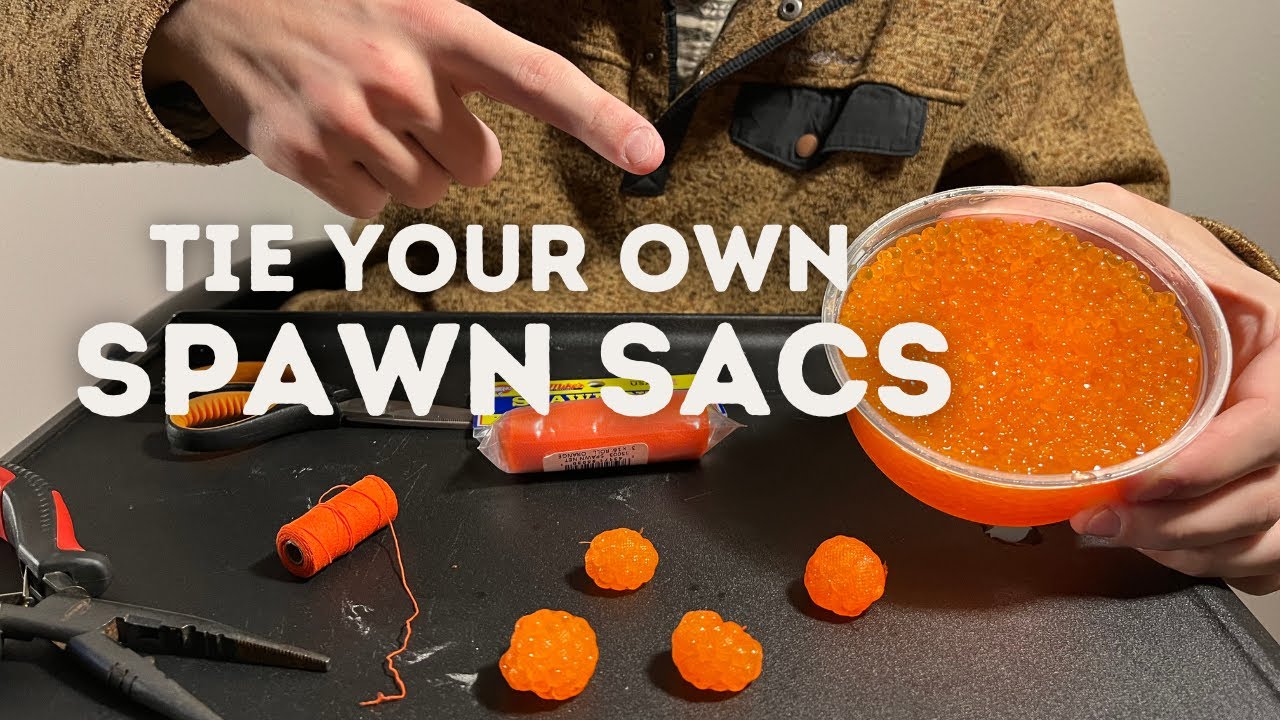 How to Tie Spawn Sacs for Trout, Steelhead, and Salmon!