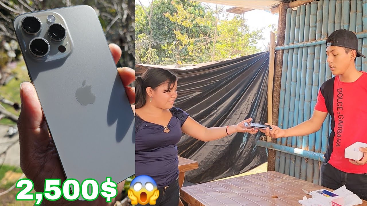 David le regala un iphone15 a Meli, se endeuda 2 años por la novia 😨