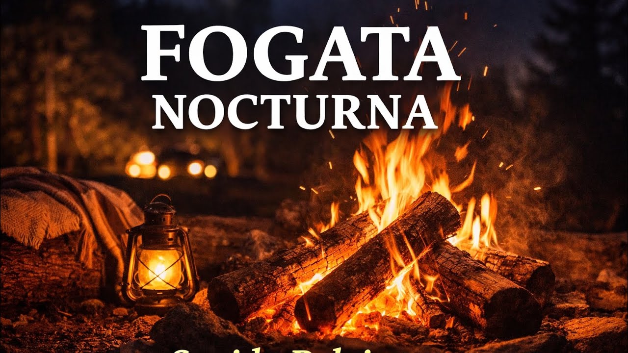 Fogata Nocturna Relajante 🔥 Sonido del Fuego para Dormir Profundo | Relajación, Meditación y Sueño.