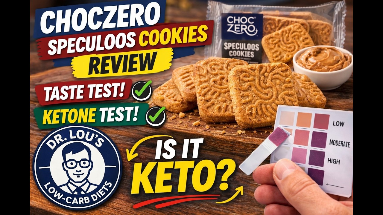 ChocZero Speculoos Cookies Review | Keto Biscuit Taste Test and Ketone Test