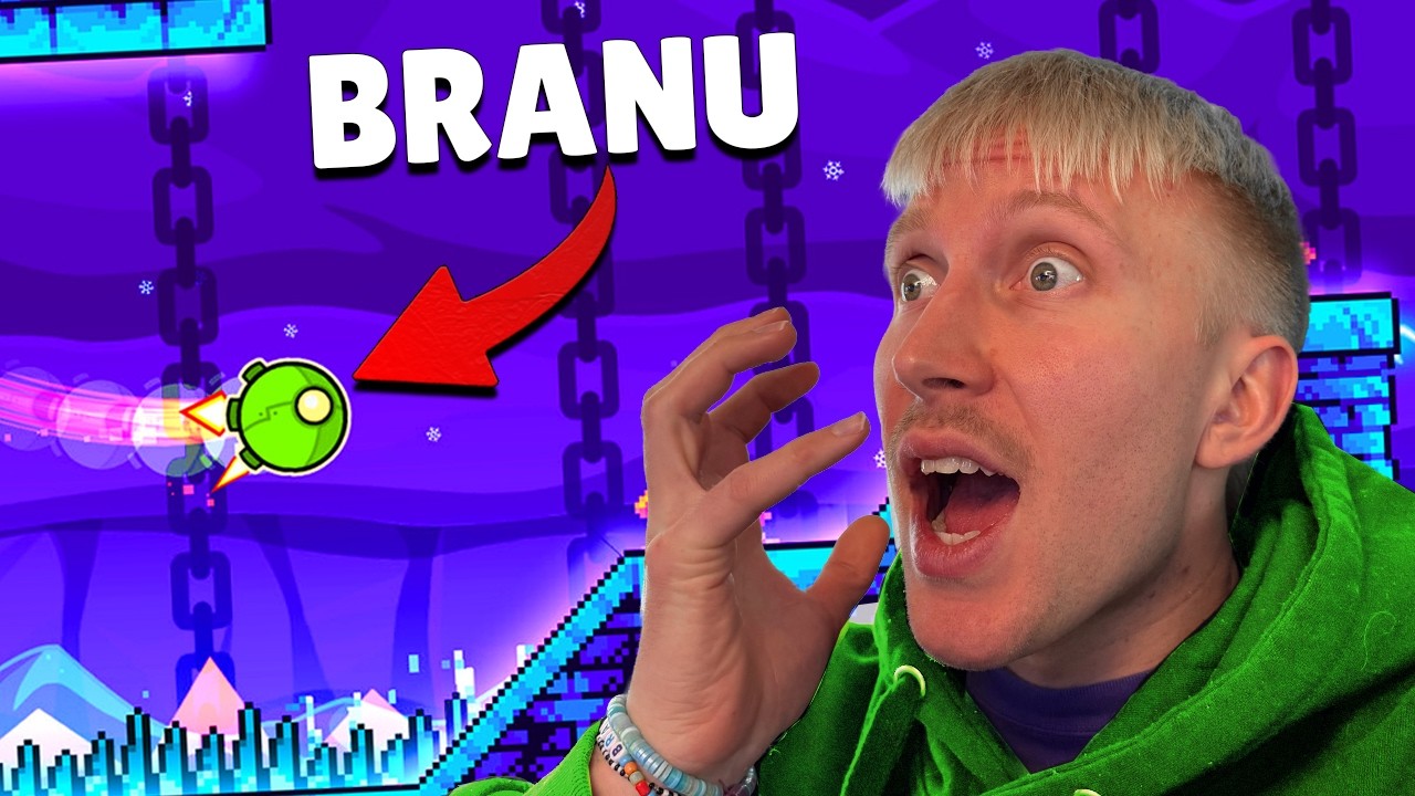 Branu testaa KATSOJIEN KENTTIÄ ja RAGEE 😂😭 | Geometry Dash LIVE 🔴