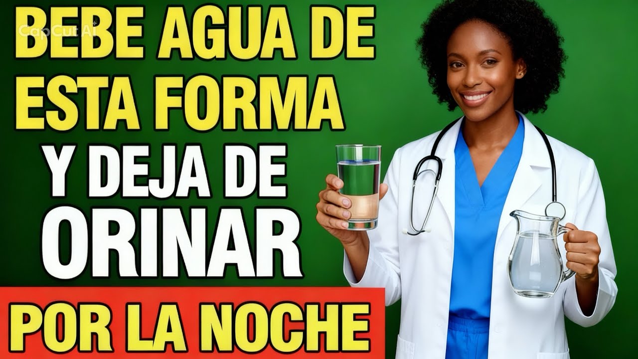URÓLOGO REVELA: Cómo Beber Agua para NO Levantarte de Noche y Dormir Mejor