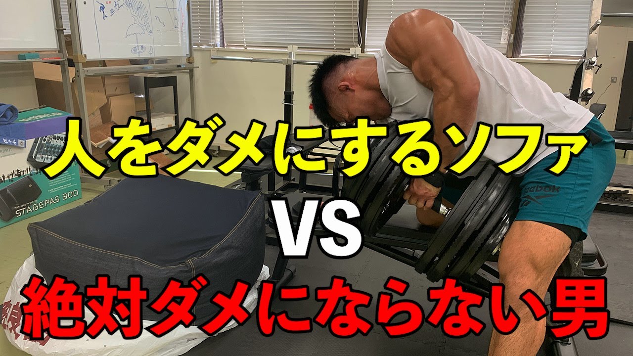 人をダメにするソファと絶対ダメにならない男の闘い