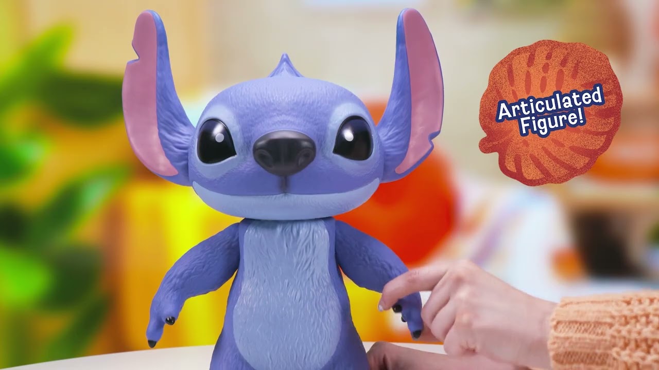 ¡Stitch versión Live Action llega en grande! | Figura articulada de Disney 2025