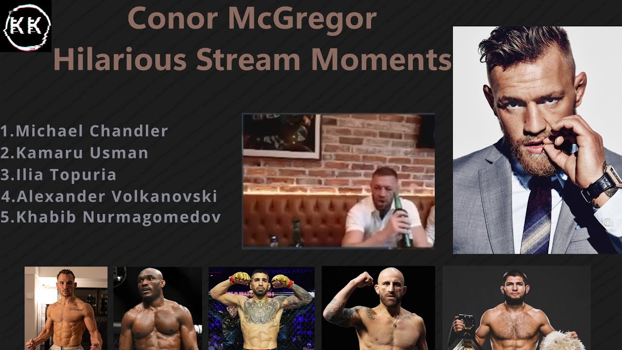 Conor McGregor ROASTS UFC Fighters in Hilarious Stream Moments!