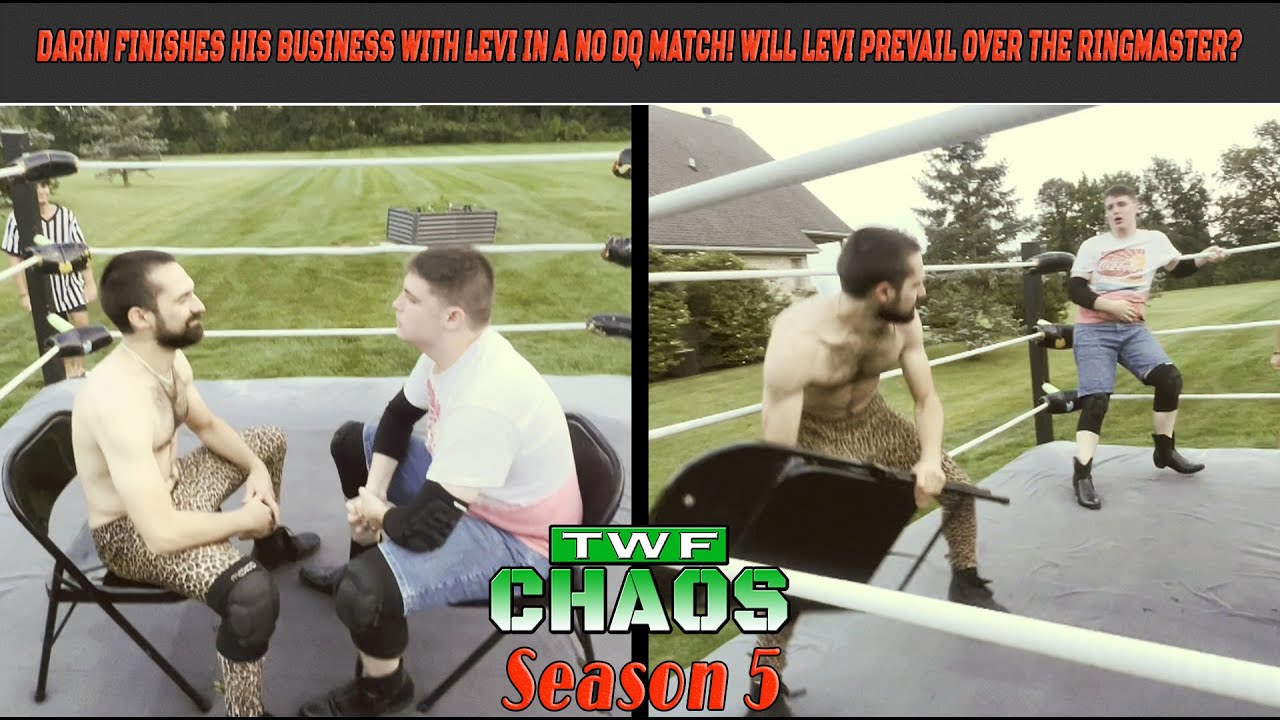 Darin DeCario v.s. Levi Hunter : NO DQ Match ; The Road To In Your Yard Continues! (TWF CHAOS #44)