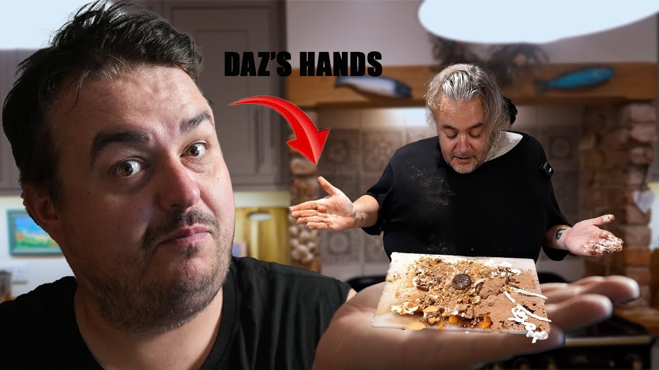 Daz and Will round 2 of the NO Hands Challenge