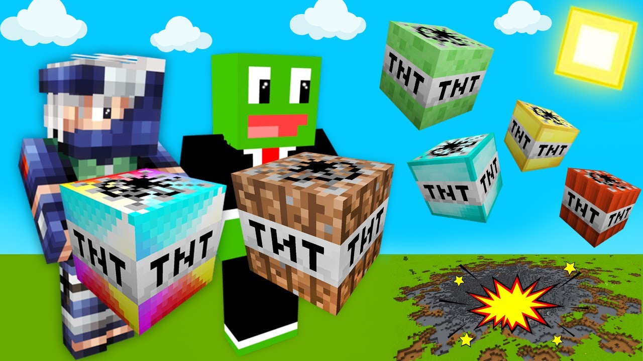 ماين كرافت : تفجـيـر TNT الغني والفقير مع @Rahumi