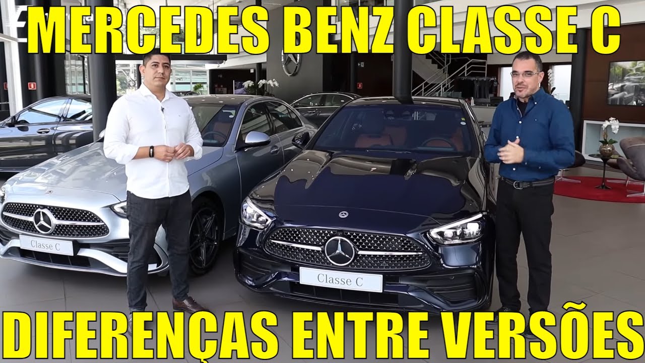 Novo Mercedes-Benz Classe C 2022 - Diferenças entre as versões C200 e C300