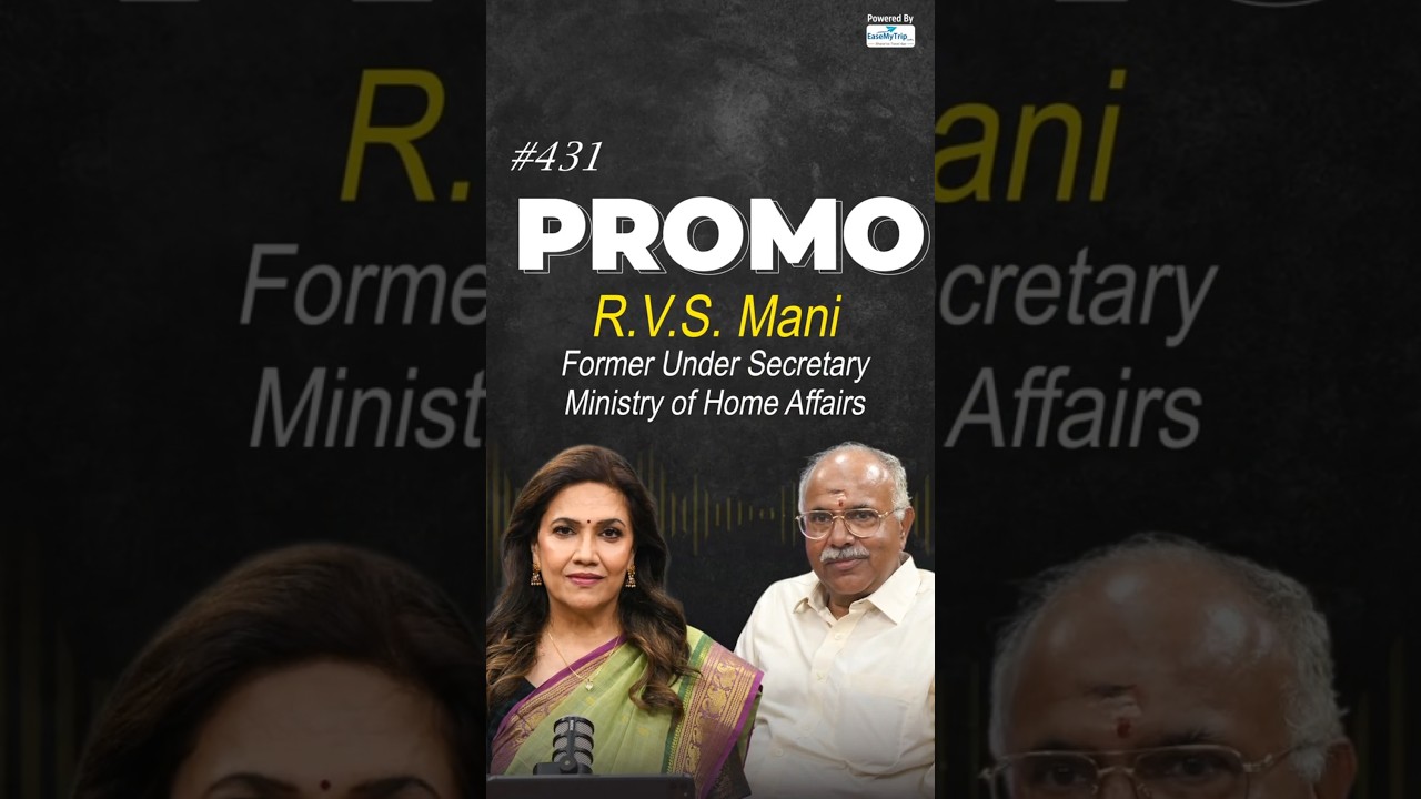 Promo | ANI Podcast with R.V.S. Mani, Former Under Secretary, MHA, Premieres Today at 5 PM IST