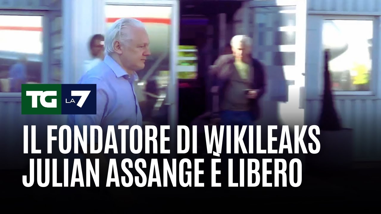 Il fondatore di WikiLeaks Julian Assange è libero