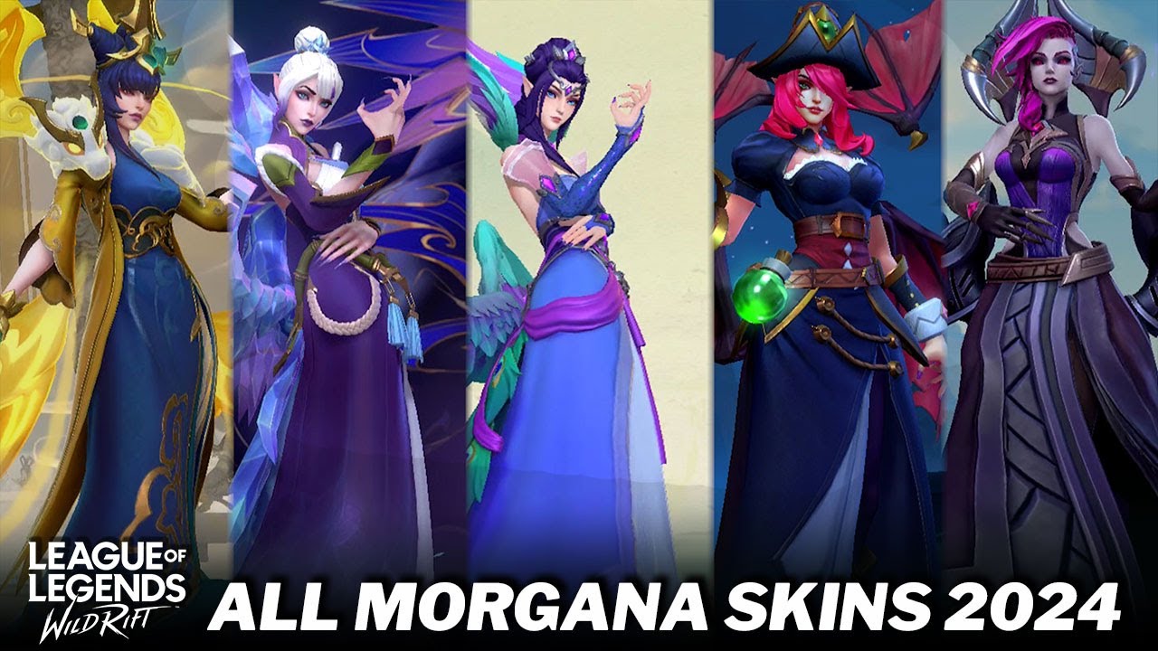All Morgana Skins 2024 Comparison Wildrift