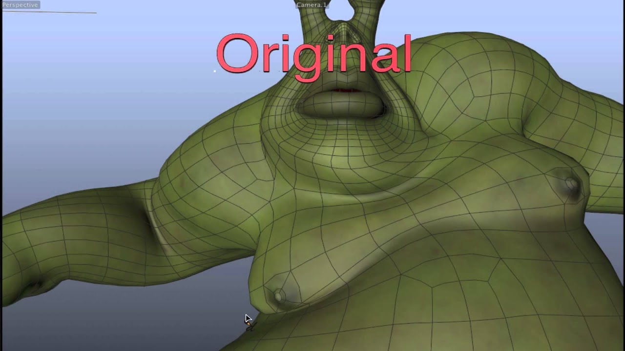 Method for Automated weight-Improvement in CINEMA 4D
