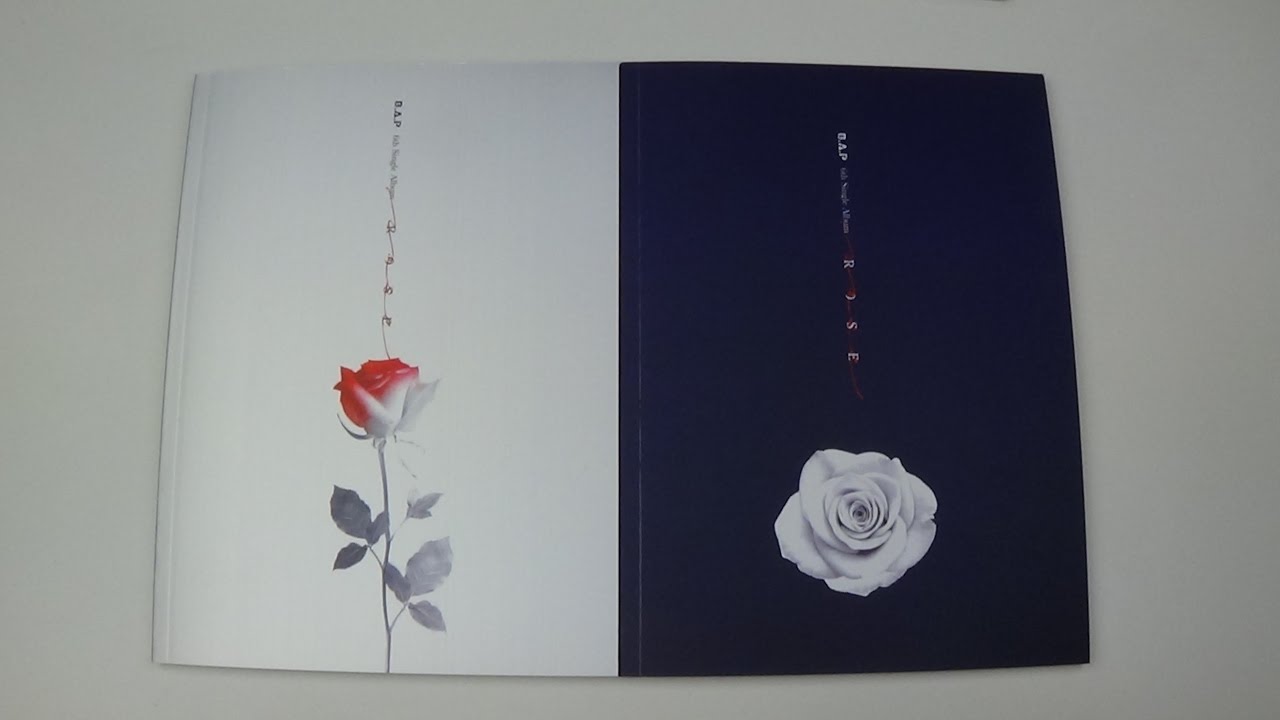 Unboxing B.A.P 비에이피 6th Single Album ROSE (Both A & B Version)
