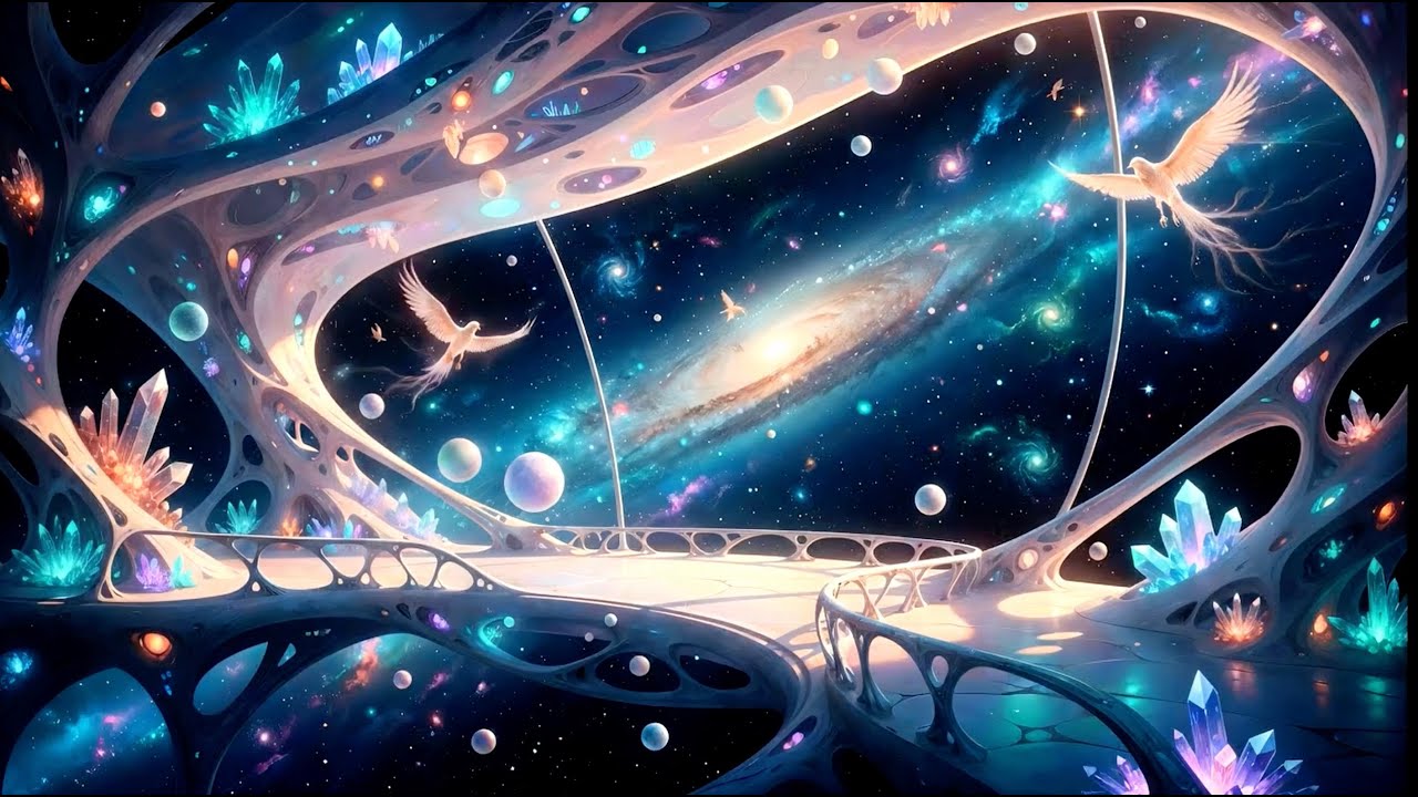 Mystical Cosmic Terrace | Dreamy Space Music for Relaxation & Deep Focus