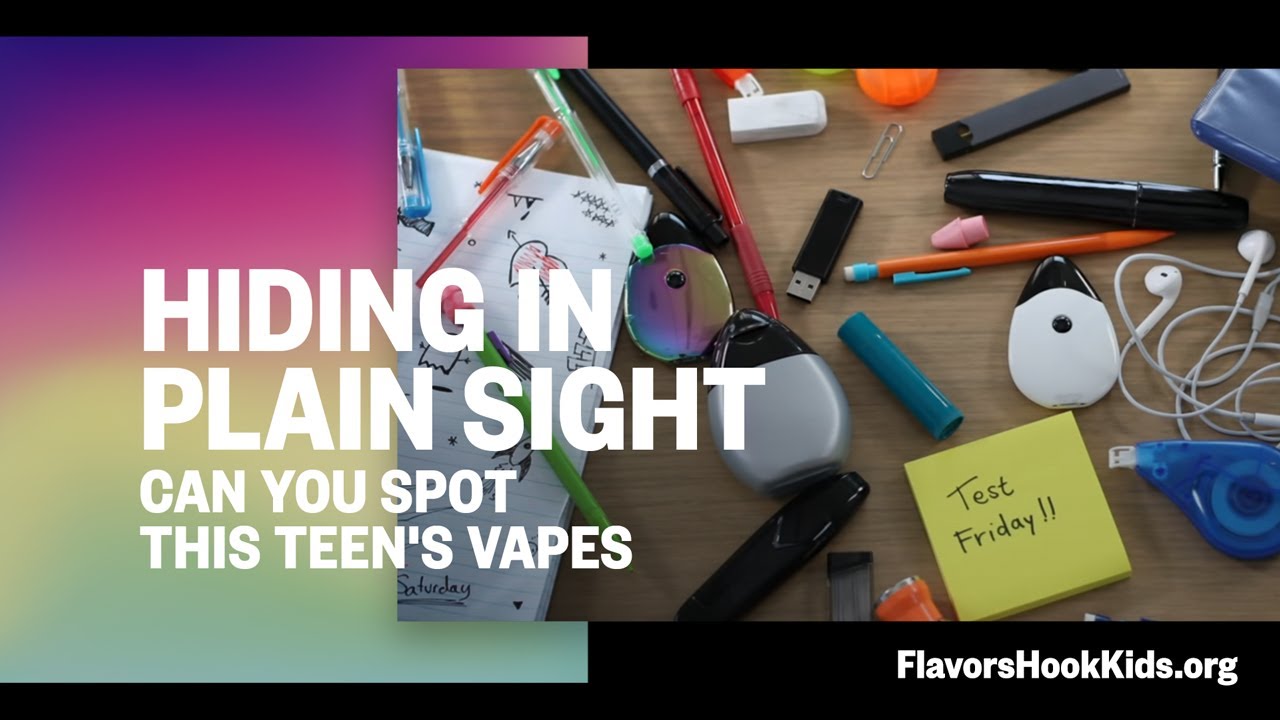 Flavored Tobacco | Hiding in Plain Sight (can you spot this teen's vapes?)