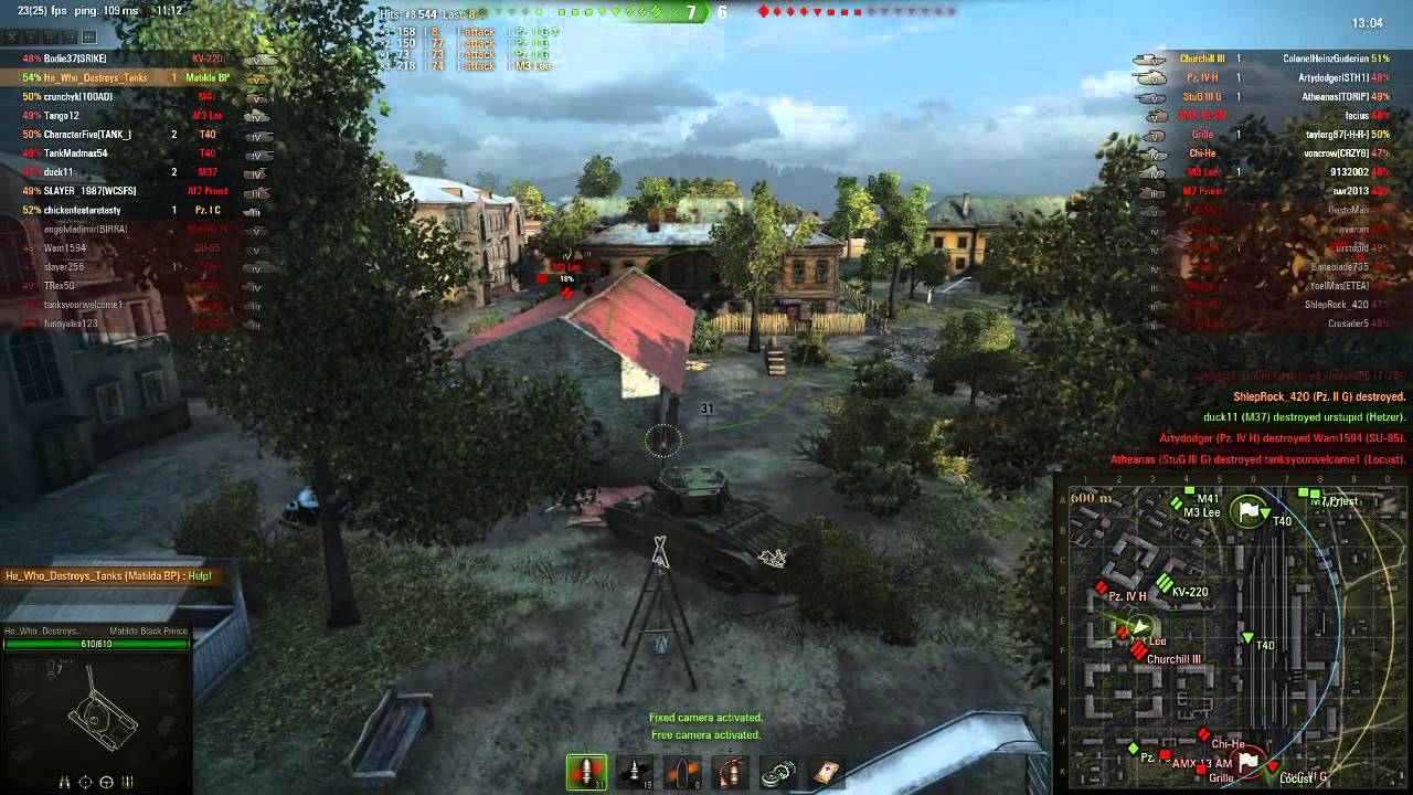 ► World of Tanks: Matilda Black Prince, British Tier V medium tank [6 kills, 1793 dmg]