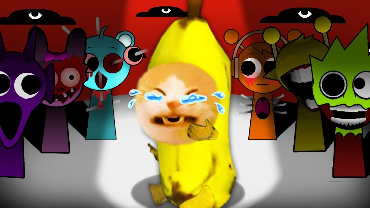 Sprunki Incredibox Battle: Facing Sprunk Incredibox's Horror Crew! 🐱 Banana Cat Compilation 😿