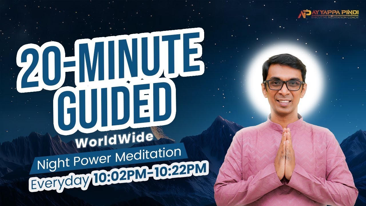 Night 20 Minute Worldwide Guided Night Power Meditation Day