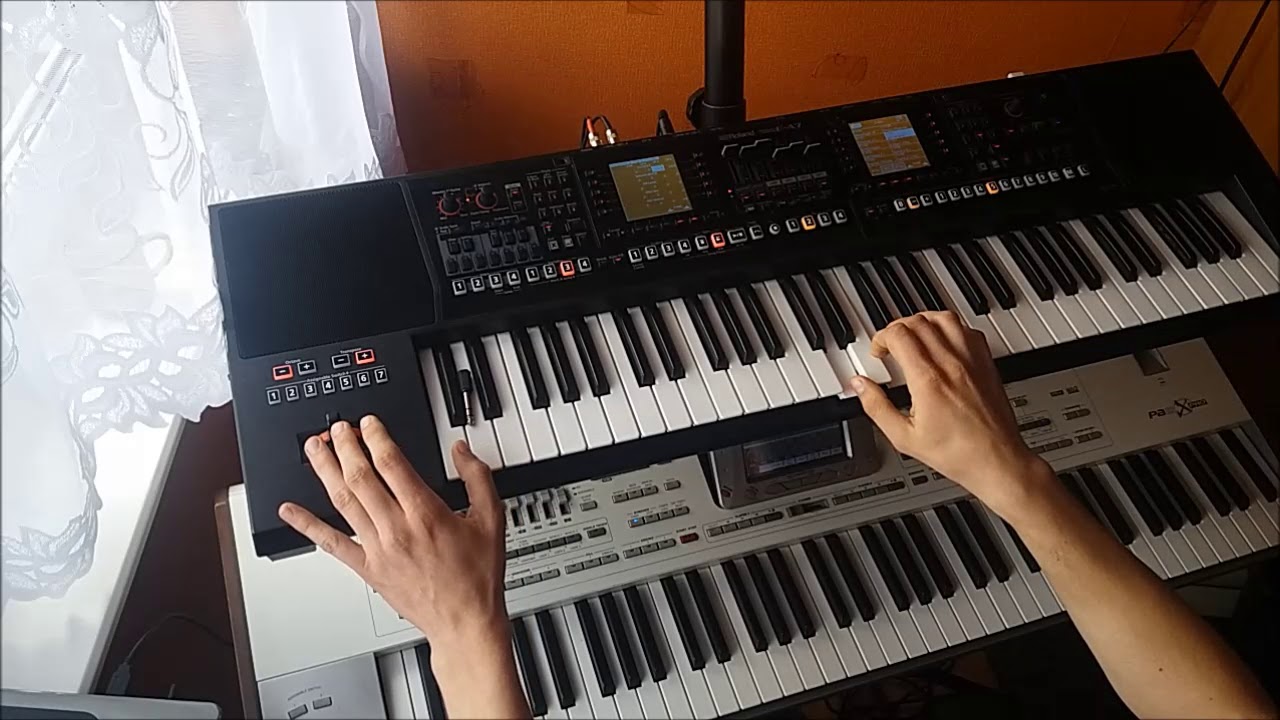 Roland EA7 & Korg PA2X | Jurij Szatunow - Bielyje rozy ( Ласковый май - Белые розы)