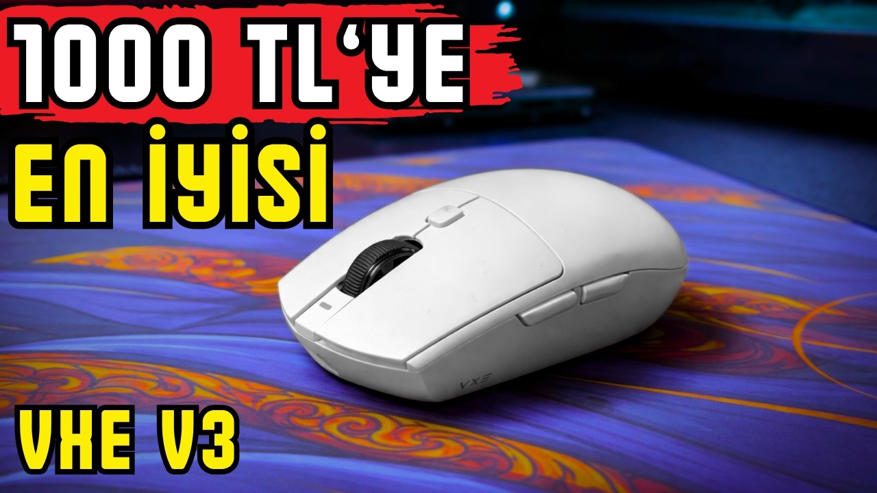 1000 TL'YE EN İYİ KABLOSUZ MOUSE! VXE Dragonfly V3 - İnceleme