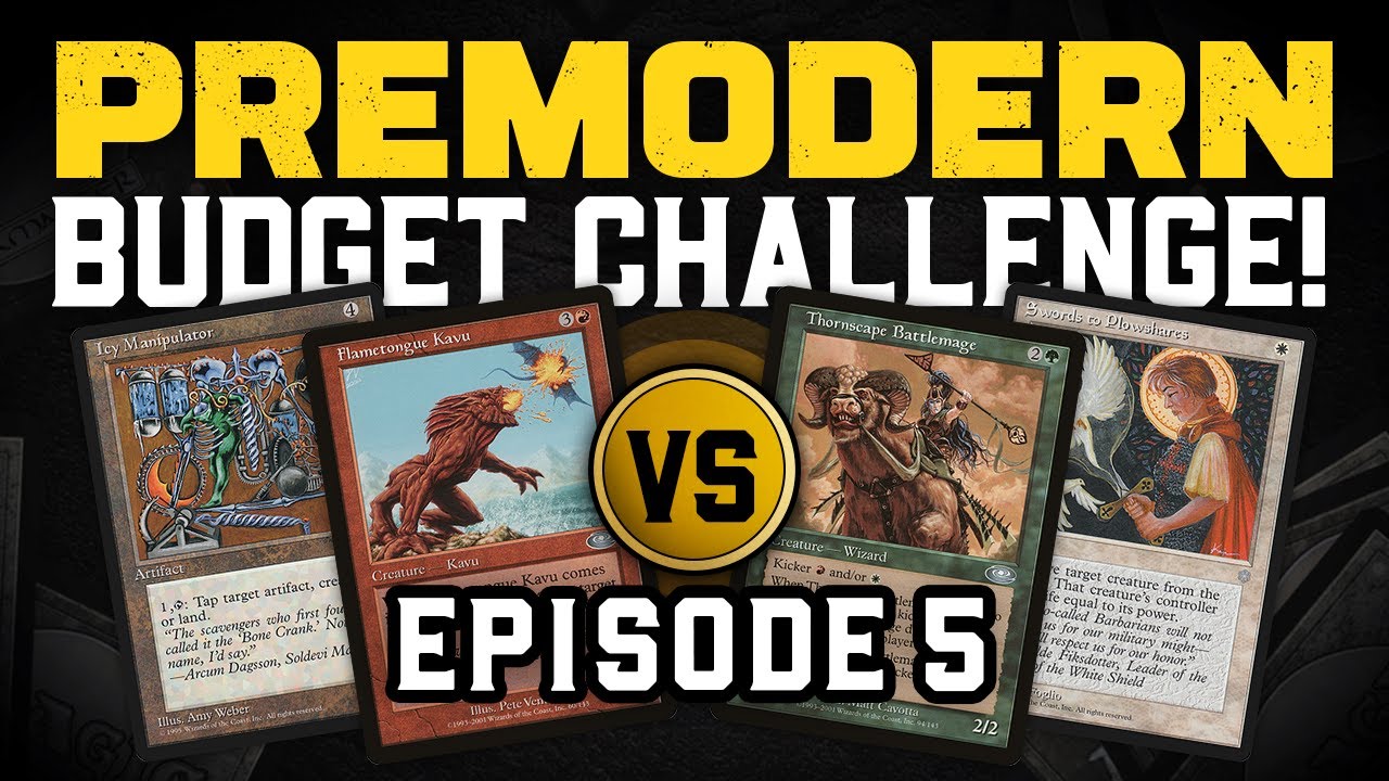 Premodern $25 Challenge - Финал 5-го эпизода: Эльфы GW против Красных средних пород