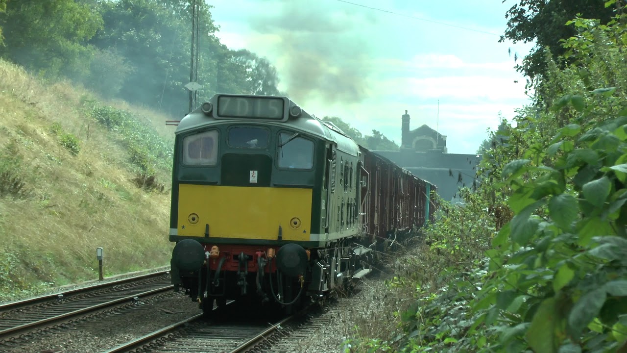 D5185 dep Rothley on freight 7 9 18
