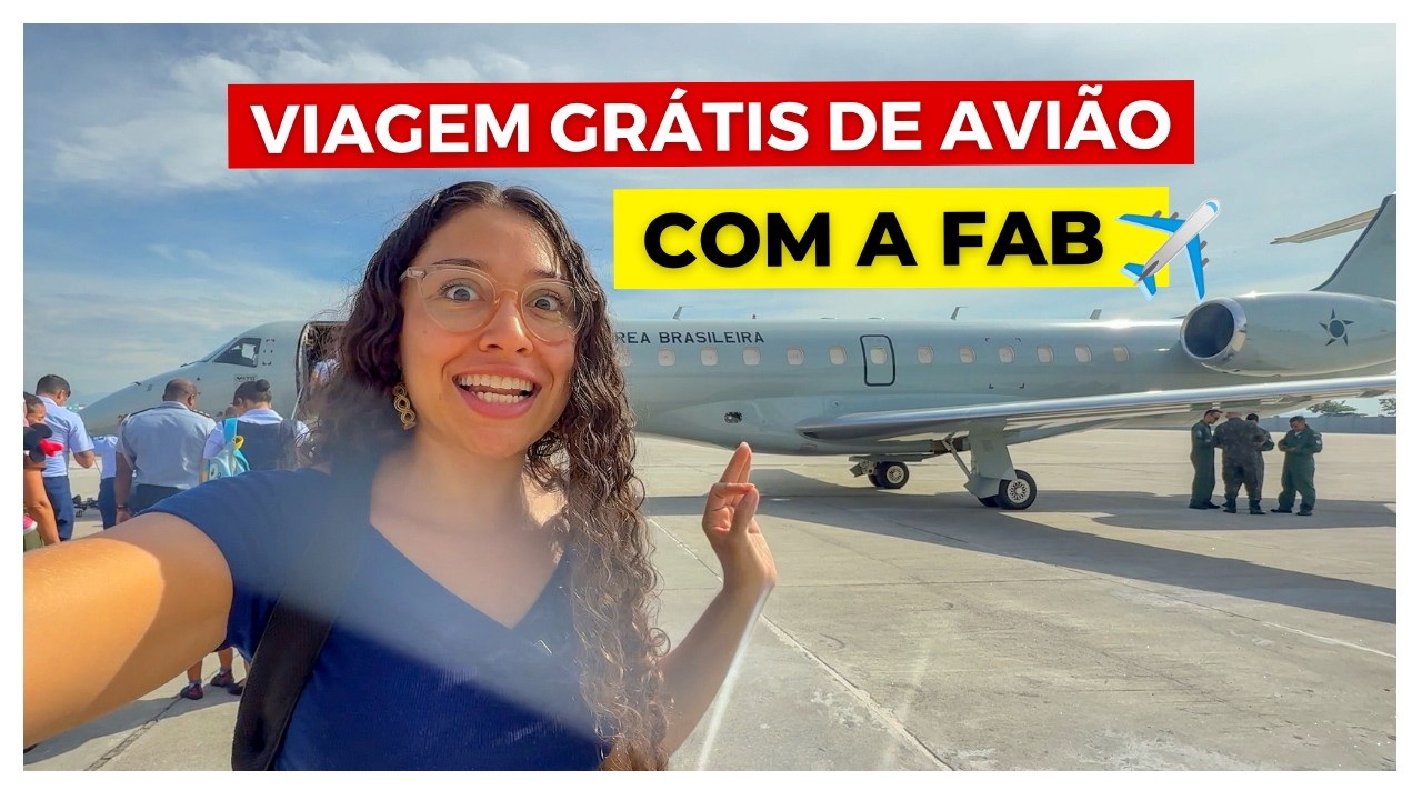 Como viajar de avião DE GRAÇA com a FAB - passo a passo completo