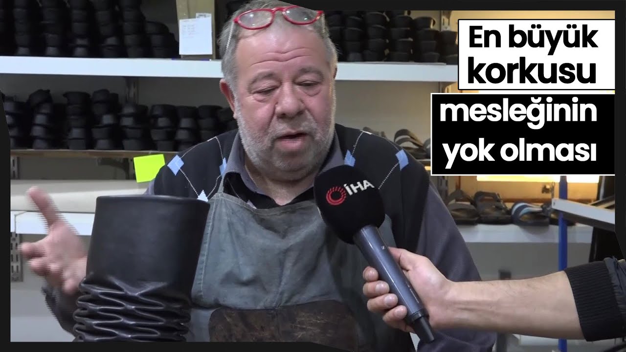 Körüklü Çizme Ustası, Mesleğinin Yok Olmasından Korkuyor