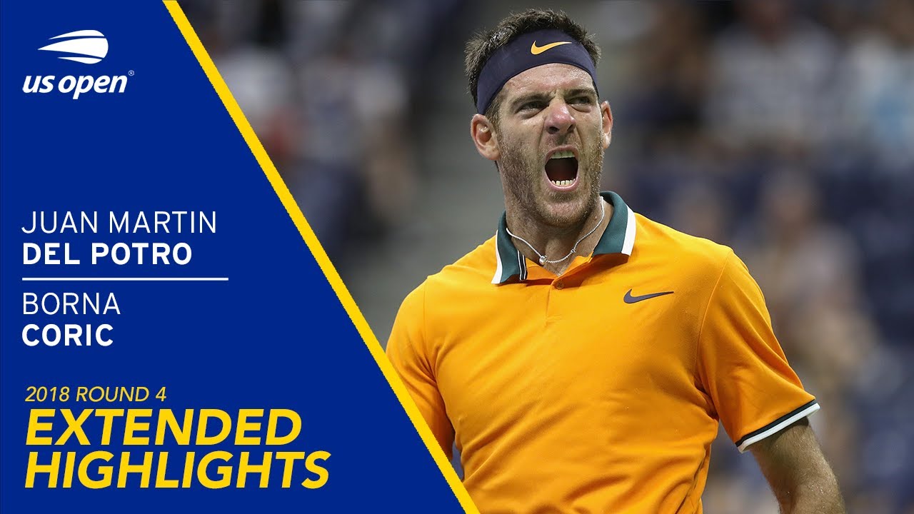 Juan Martin del Potro vs Borna Coric Extended Highlights | 2018 US Open Round 4