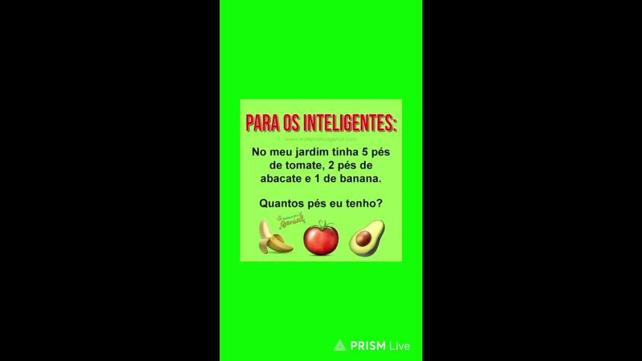 Para os inteligentes, quandos pés frutas, Live...