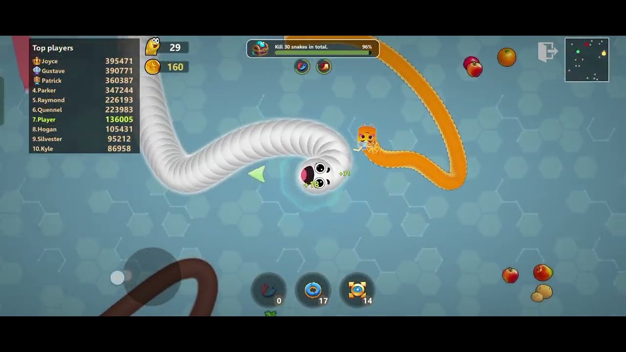 Worms zone 🐍 ll worms zone 🐍🙀🎮 #video #games #trending #viral #sanke