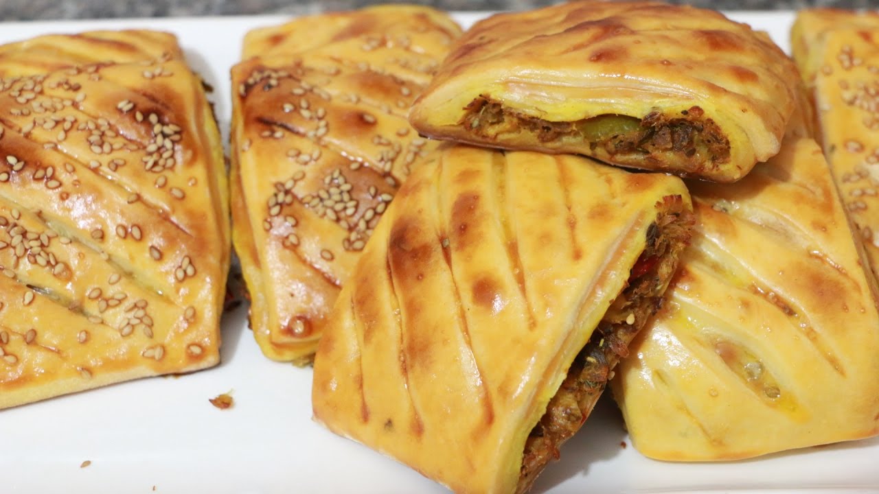 فطائر رائعة محشوة بالطون خفيفة للعشاء مع طبخ ليلى fatira sahla